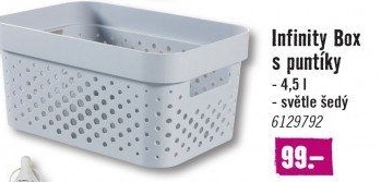 Úložný box s víkem Infinity Curver
