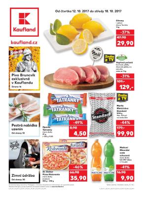 akční leták Kaufland 12.10.2017-18.10.2017