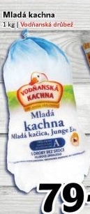 Kachna mladá mražená Vodňanská drůbež