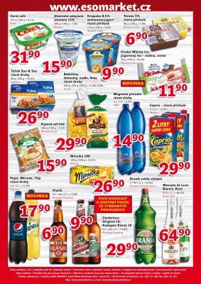 akční leták ESO MARKET 11.10.2017-22.10.2017