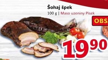 Špek Šohaj Maso uzeniny Písek