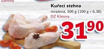 Kuřecí stehna mražená DZ Klatovy