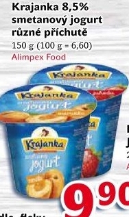 Jogurt smetanový ochucený Krajanka