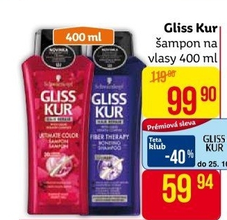 Šampon Gliss Kur Schwarzkopf