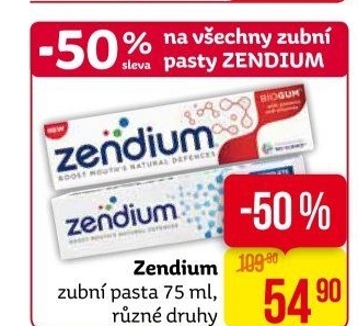 Pasta na zuby Zendium
