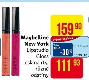 Lesk na rty Lip Studio gloss Maybelline