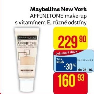 Make up Affinitone Maybelline