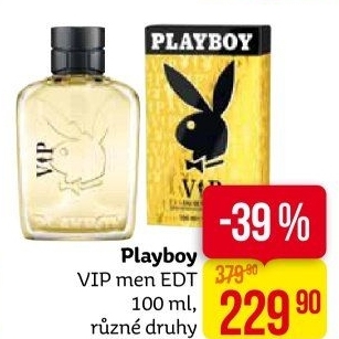 Toaletní voda pánská VIP Playboy