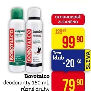 Deodorant sprej Borotalco
