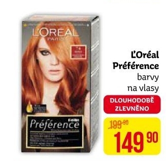 Barva na vlasy Préférence L'oréal