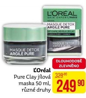 Maska jílová Pure Clay L'oréal