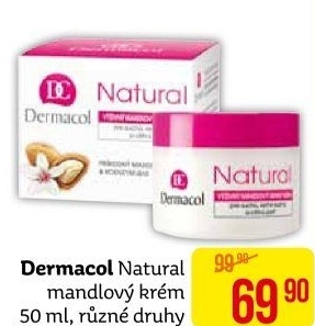 Krém pleťový mandlový Natural Dermacol