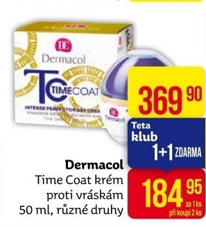 Krém pleťový zdokonalující Time Coat Dermacol