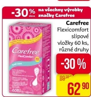 Vložky dámské slipové Carefree