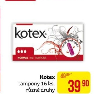 Tampony Kotex