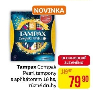 Tampony Compak Pearl Tampax