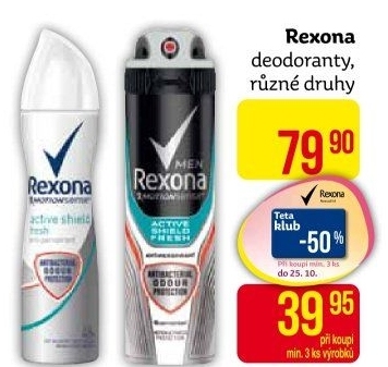 Deodoranty Rexona
