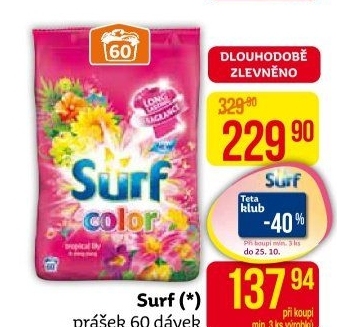 Prací prášek Surf
