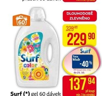 Prací gel Surf