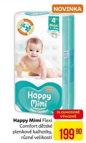 Pleny dětské Happy Mimi Flexi Comfort