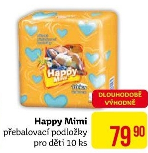 Podložky přebalovací Happy Mimi