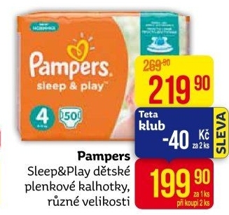 Pleny dětské Pampers Sleep &amp