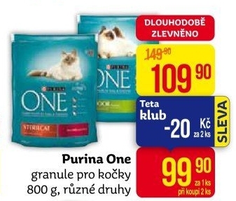 Granule pro kočky One Purina
