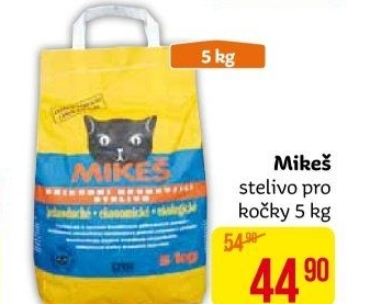 Stelivo pro kočky Mikeš