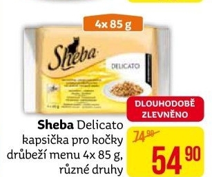 Kapsičky pro kočky Delicato Sheba