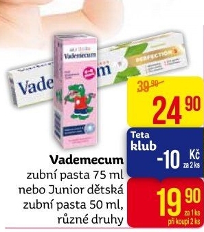 Pasty na zuby Vademecum