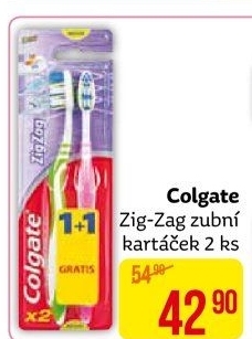 Kartáček na zuby Zig Zag Colgate