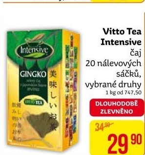 Čaj Intensive Vitto Tea
