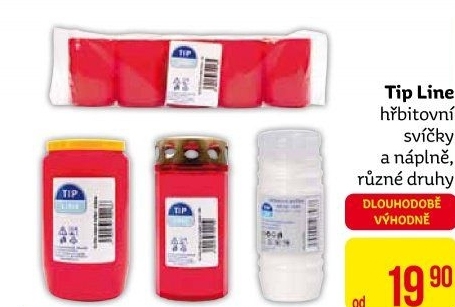 Hřbitovní svíčky Tip Line