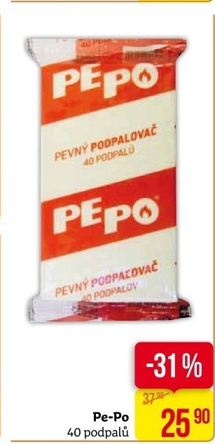 Podpalovač pevný Pe-Po