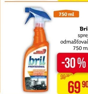 Odmašťovač ve spreji Bril