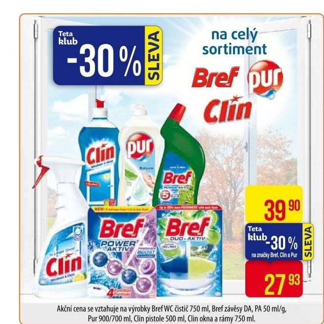 Čistič WC gelový Power Gel Bref