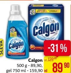 Změkčovač vody Calgon