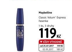 Řasenka Classic Volum‘ Express Maybelline