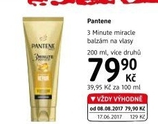 Balzám na vlasy 3 Minute Miracle Pantene