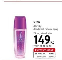Deodorant parfémovaný C-Thru