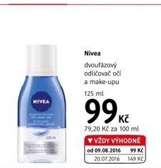 Odličovač očí dvoufázový Nivea