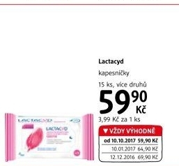 Ubrousky pro intimní hygienu Lactacyd Pharma