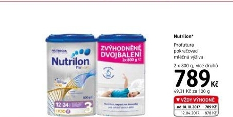 Kojenecké mléko Profutura Nutrilon
