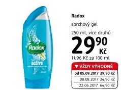 Sprchový gel Radox