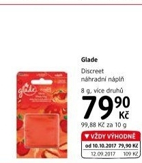 Osvěžovač vzduchu Discreet Glade by Brise - náplň