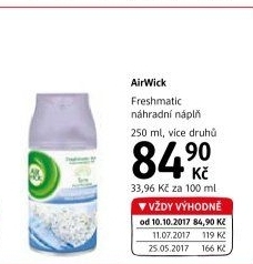Osvěžovač vzduchu Freshmatic Air Wick - náplň