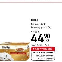 Konzerva pro kočky Gold Gourmet Purina