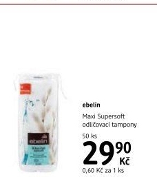 Odličovací tampony maxi Ebelin