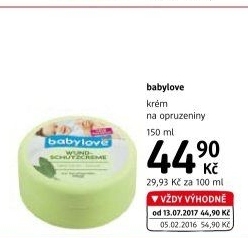 Krém na opruzeniny dětský Babylove