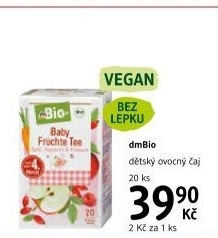 Čaj dětský ovocný dm Bio
